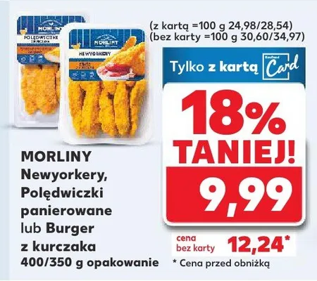 Newyorkersy, Polędwiczki panierowane lub Burger z kurczaka promocja w Kaufland