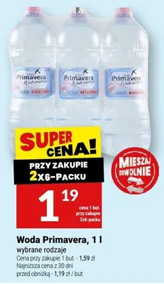 Woda Primavera promocja w Twój Market