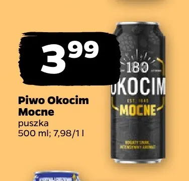 Piwo Okocim Mocne promocja w Netto