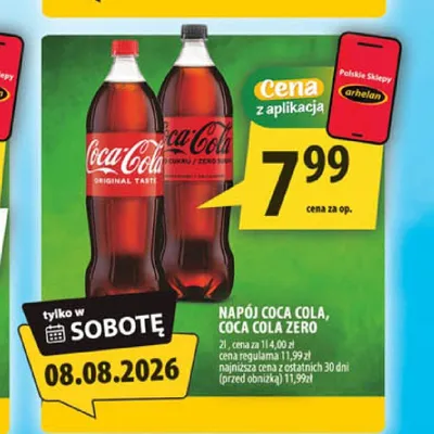 Napój Coca-Cola promocja w Arhelan