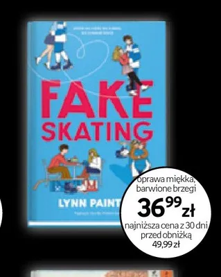 Książka Lynn Paint Fake Skating oprawa miękka barwione brzegi promocja w Empik
