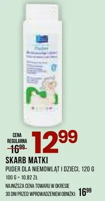 Puder dla niemowląt i dzieci promocja w Drogerie Natura
