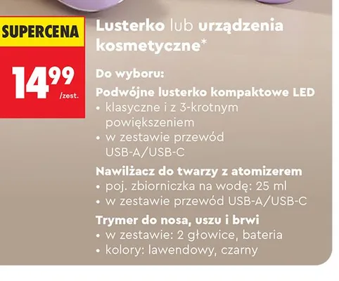 Trymer do nosa uszu i brwi Hoffen promocja w Biedronka