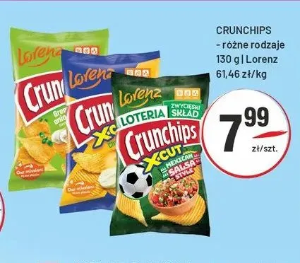 Chipsy Crunchips X-Cut Mexican Salsa Style promocja w Sedal
