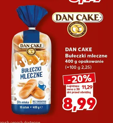 Bułeczki mleczne Dan Cake promocja w Kaufland