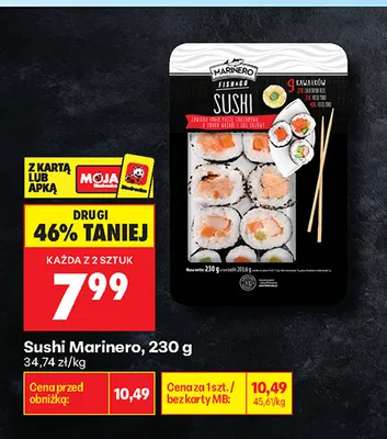 Sushi Marinero promocja w Biedronka
