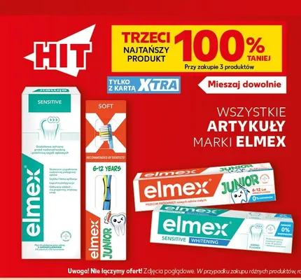 Szczoteczka do zębów Elmex Junior promocja w Kaufland