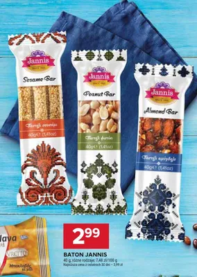 Baton Jannis Peanut Bar promocja w Stokrotka