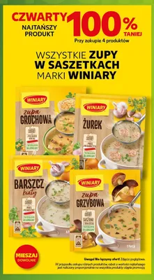Zupa Grzybowa Winiary promocja w Kaufland