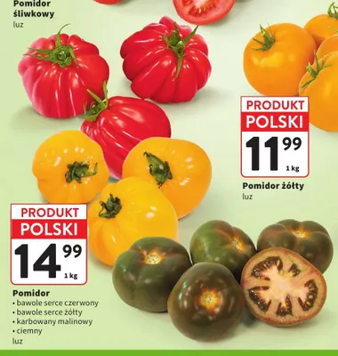 Pomidor ciemny luz promocja w Intermarche