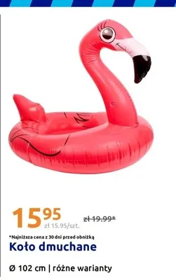 Koło dmuchane Ø 102cm promocja w Action