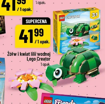 Klocki LEGO Creator Żółw i kwiat lilii wodnej promocja w POLOmarket