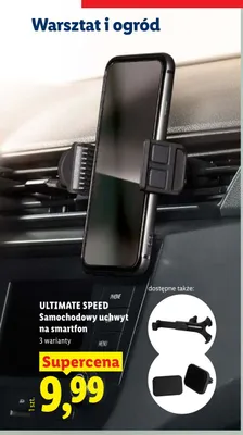 Samochodowy uchwyt na smartfon ULTIMATE SPEED promocja w Lidl
