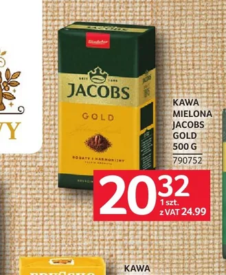 Kawa mielona Jacobs Gold promocja w Selgros