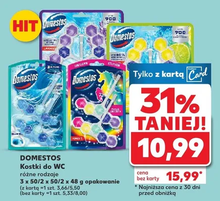 Kostki do WC różne rodzaje promocja w Kaufland
