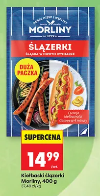 Kiełbaski ślązerki Morliny promocja w Biedronka