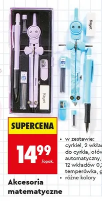 Akcesoria matematyczne Kayet promocja w Biedronka