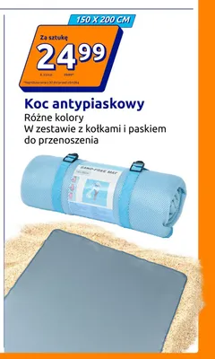 Koc antypiaskowy promocja w Action