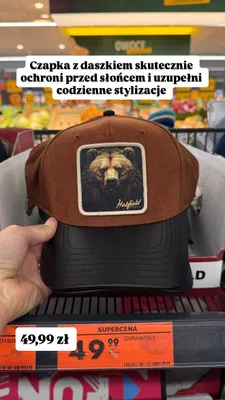 Czapka z daszkiem Hatfield promocja w Biedronka