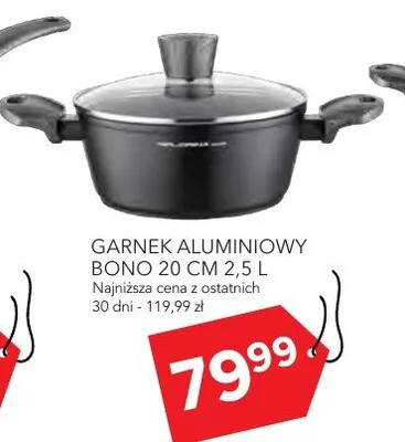 Garnek aluminiowy Bono 20cm 2,5l promocja w Stokrotka