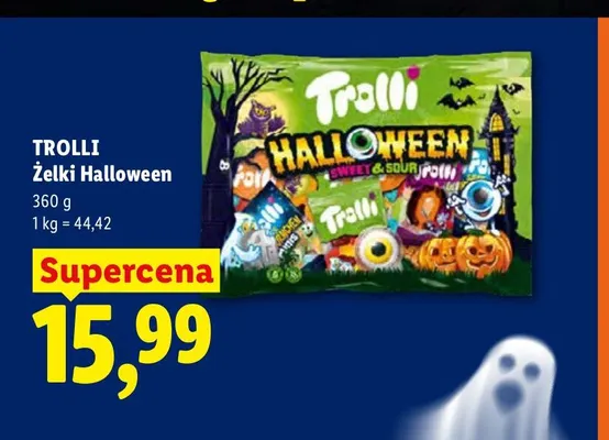 Żelki Halloween Trolli promocja w Lidl