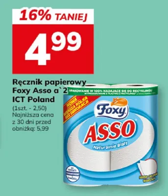 Ręcznik papierowy Foxy Asso Maxi ICT Poland promocja w Hitpol
