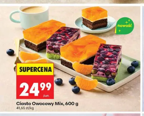 Ciasto Owocowy Mix promocja w Biedronka