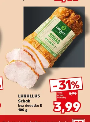 Schab bez dodatku E Lukullus promocja w Kaufland