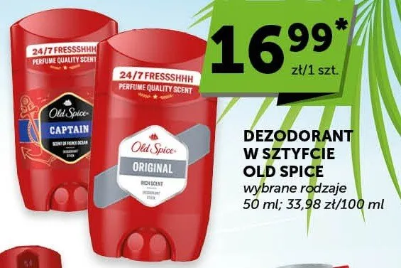 Dezodorant w sztyfcie Old Spice Captain promocja w Groszek