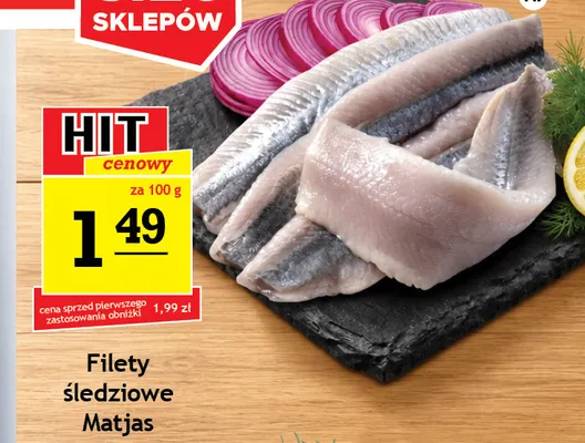 Filety śledziowe Matjas promocja w Gram Market
