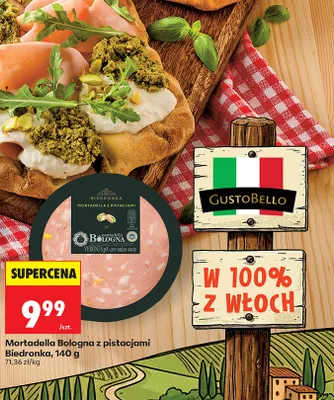 Mortadella Bologna z pistacjami Biedronka promocja w Biedronka