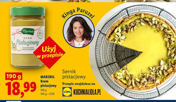 Krem pistacjowy Maribel promocja w Lidl