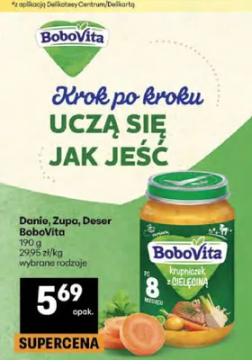 Danie BoboVita Krupniczek z cielęciną promocja w Delikatesy Centrum