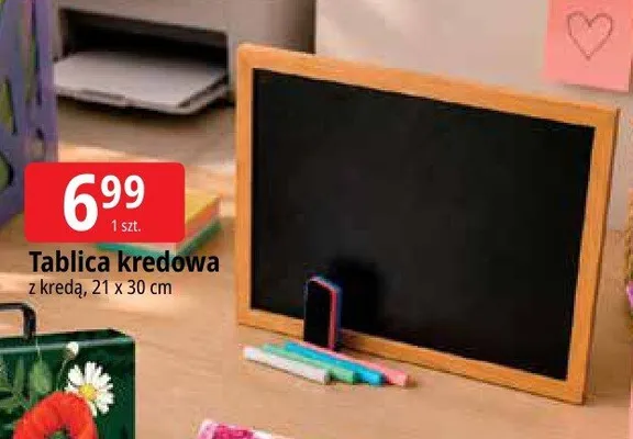 Tablica kredowa z kredą promocja w Leclerc