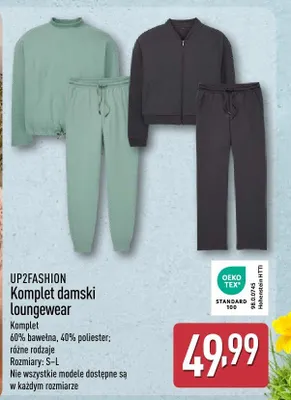 Komplet damski loungewear promocja w Aldi