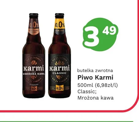 Piwo bezalkoholowe Karmi Classic promocja w Limonka