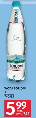 Woda Borjomi 1 l promocja w Selgros