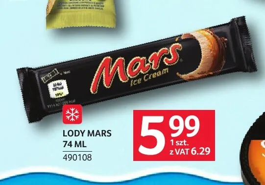 Lody Mars promocja w Selgros