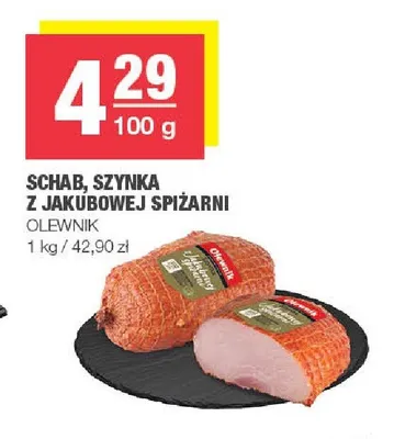 Schab z Jakubowej Spiżarni Olewnik promocja w SPAR
