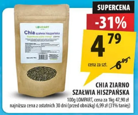 Chia ziarno szałwia hiszpańska promocja w Arhelan