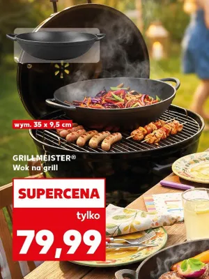 Wok na grill GRILLMEISTER promocja w Kaufland