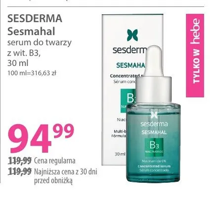Serum SESDERMA Sesmahal promocja w Hebe
