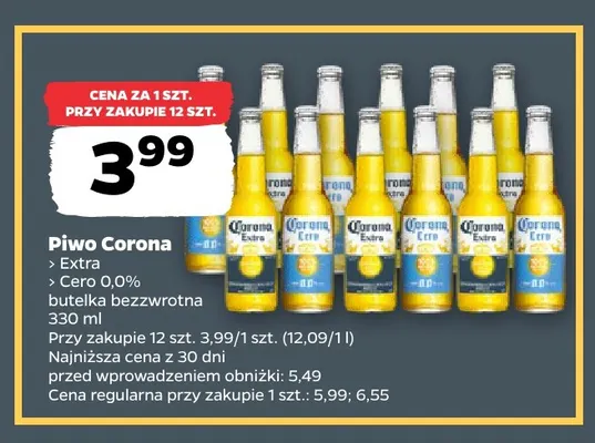 Piwo Corona Extra promocja w Netto