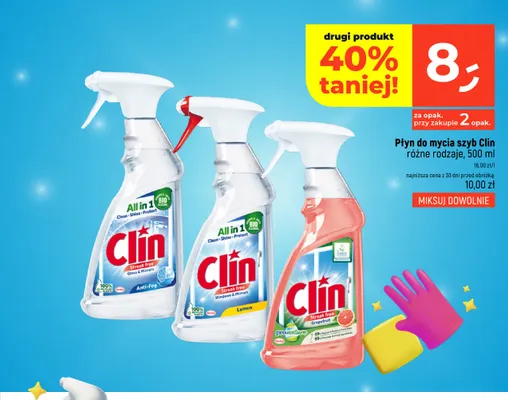 Płyn do mycia szyb Clin All in 1 Anti-Fog promocja w Dealz