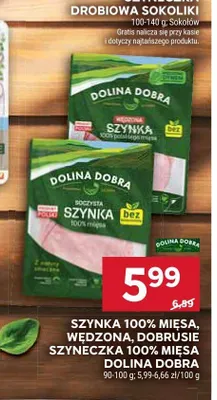 Szyneczka boczysta 100% mięsa Dolina Dobra promocja w Stokrotka