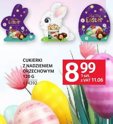 Cukierki z nadzieniem orzechowym 180g promocja w Selgros