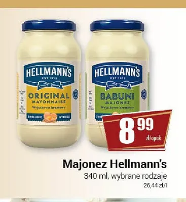 Majonez Hellmann's Original promocja w Premium Nasz Sklep