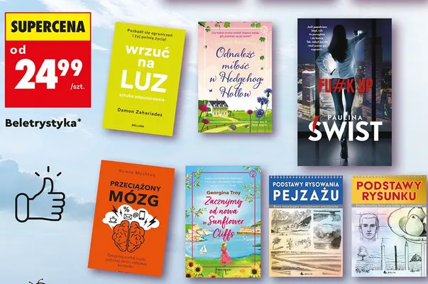 Książka Wrzuć na luz sztuka odpuszczania Damon Zahariades promocja w Biedronka