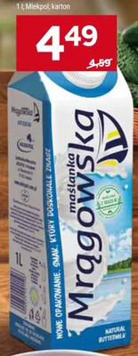 Maślanka naturalna Mrągowska promocja w Stokrotka