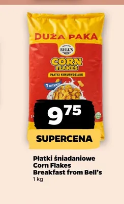 Płatki śniadaniowe Corn Flakes Breakfast from Bell's promocja w Netto